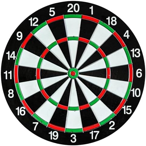 8" Round - Dart Board Birthday Edible Cake Topper Icing Image for 8 inch round cake or larger