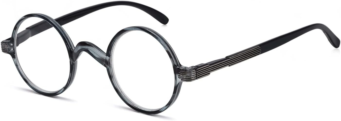 Eyekepper Round Reading Glasses a Little Large Than Vintage Professor Oval Readers