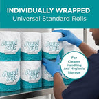 Angel Soft Professional Series by Georgia-Pacific PRO 2-Ply Embossed Toilet Paper, White, Individually Wrapped, 450 Sheets Per Roll, 80 Toilet Tissue Rolls Per Case, 16880