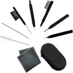 8 Pieces Hearing aid Amplifier Cleaning Tools, Earbuds/Headphones Cleaner Brush Kits with case