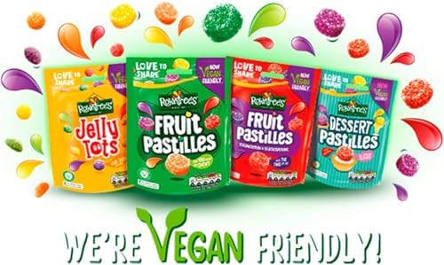 Rowntree's Fruit Pastilles Strawberry & Blackcurrant Pouch 143g (Pack of 3)
