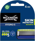 Wilkinson Sword Hydro 5 Sensitive Men's Razor Blades (Pack of 4)