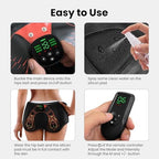 Hip Trainer Glute Muscle Stimulator Belt, Butt Lifting Muscle Toner Machine for Lifting Hips, Home Workout Equipment for Men Women