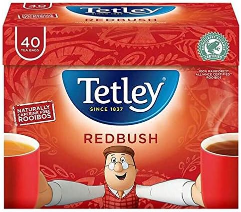 Tetley - Redbush Pure Tea Bags 40 - 100g