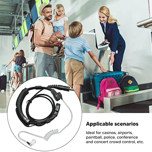U94 PTT Adapter,U94 PTT Adapter Push to Talk Button Walkie Talkie Headset Connector Cable Radios Civilian Wiring Talkie Earpiece Headset U94 PTT System Military Adapter for T5000