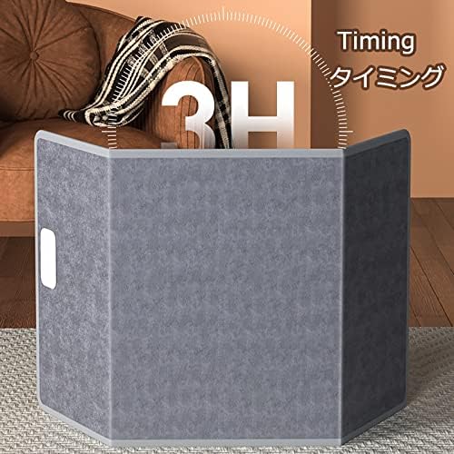 Foldable Foot Warmer,Electric Foot Warmer Under Desk for Office, Foldable Space Heater for Legs and Feet, Ultra Quiet Heated Foot Warmer, Adjustable Temperature & Timer, Energy-efficient