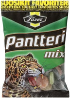 Fazer Pantteri ('Panther') Mix of Liquorice & Fruity Wine Gums Candy Bag 180g.