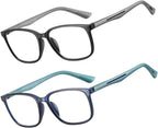 Reading Glasses for Men,Blue Light Blocking Readers for men with Comfort Spring Hinge
