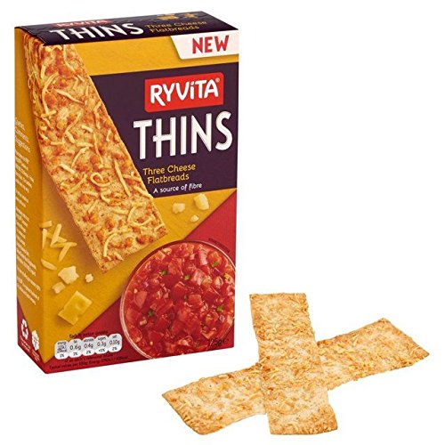 Ryvita Three Cheese Thins - 125g (0.27 lbs)
