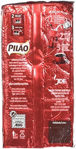 Cafe Pilao Extraforte 500gr 2 Pack, Black
