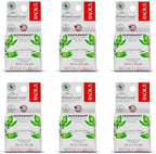 Radius Peppermint Dental Floss 55 Yards Vegan and Non-Toxic Oral Care Boost Total Tooth & Gum Protection Clear - Pack of 6
