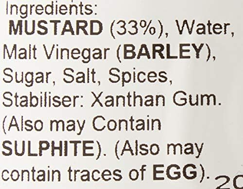 Mrs Bridges Traditional English Mustard, Made in Scotland, 7oz Jar (Pack of 1)