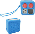 Anti-Slip Silicone Cover for YOTO Mini Audio Player, Protective Sleeve Case for Mini Player; Accessory for Kids Music Players (Case Only) (Blue)