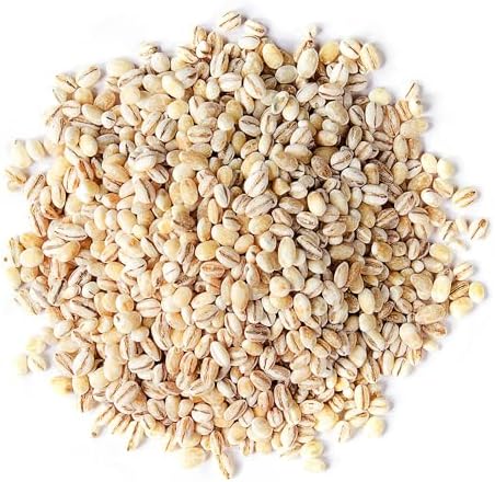 Food to Live Organic Pearl Barley, 1.5 Pounds – Non-GMO, Polished Unhulled Barley, Kosher, Vegan, Bulk. Cooks Faster than Hulled Barley. Rich in Fiber, Selenium. Great for Hot Cereal, Salads, Stews
