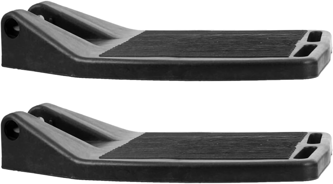 Replacement Wheelchair Footrest Pad: Heavy Duty Wheelchair Footplate for Elderly Easy Install - Footrest Pedal