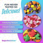 SugarMeLicious Pink Blue Yellow Teddy Bear Sprinkles Cute Edible Sprinkles for Baby Shower Gender Reveal First Birthday Cakes Cookies Cupcakes Bear Themed Party Dessert Decorations Sprinkle Mix (2 Ounce)