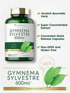 Carlyle Gymnema Sylvestre Capsules | 200 Count | Non-GMO and Gluten Free Supplement
