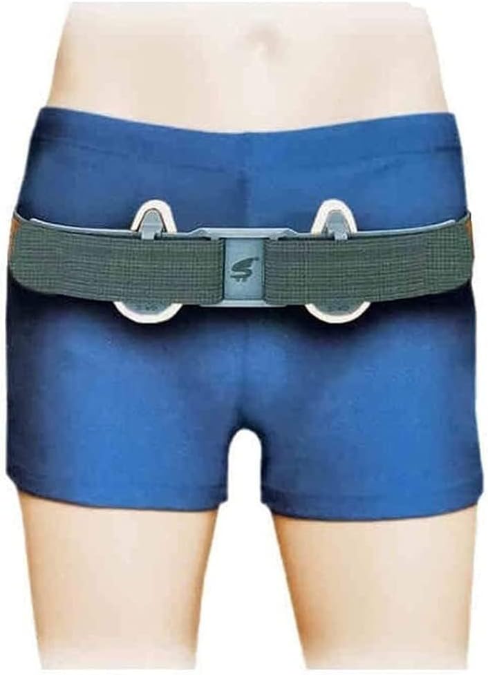 Adjustable Hernia Belt for Men, Hernia Support Truss for Inguinal Groin Hernias Left Or Right Side Waist Strap Inguinal Hernia Support with Removable Compression Pads