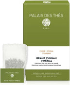 Palais des Thés Green Tea - Organic Grand Yunnan Imperial Blend - Premium Chinese Green Tea Bags, Serves 20 Cups