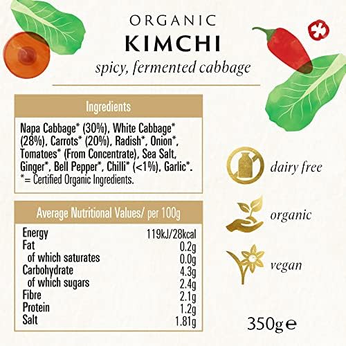 BIONA Organic Kimchi, 350 GR