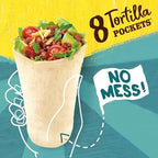 Old El Paso Flour Tortilla Pockets, Meal Prep, 8 Ct, 8.4 oz