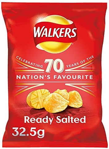 Walkers Crisps (32.5gx32) (Ready Salted)