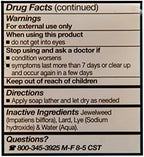 Grandma's Poison Ivy Soap Bar - 2.0 oz Itch Relief Wash with Jewelweed & Colloidal Oatmeal - 67012