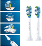 Philips Sonicare Original C3 Premium Plaque Defence Standard Sonic Toothbrush Heads - 4 Pack in White (Model HX9044/17)