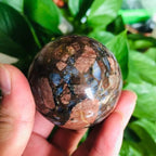 Crystal Stone Home Decor 1 pcs 50MM-70mm Natural Glaucophane Quartz Crystals Ball, for Home Decorative