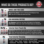 Adam's Essential Car Wash Kit (24-Item) - Auto Detailing Car Care Cleaning Kit with Foam Gun & Bucket Car & Truck Lovers, Dads, Moms and DIYers