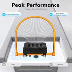 Head Spa Waterfall Equipment, Water Circulation Shampoo Bowl Rack & Pillow, Head Spa Equipment Frame For Hair Salons, Barber Shops, Beauty Salons