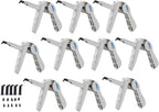 JMU 10 Pack Dental Composite Gun Dispenser Applicator Autoclavable, Comes with 50 Unidose Copsules Cartridge Tips, Plastic Caps