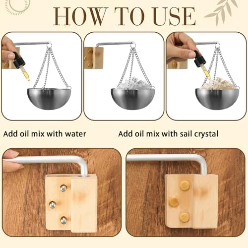 Relaxweex 2 Sets Sauna Thermometer and Aromatherapy Bowl Oil Cup Holder, 2 in 1 Fahrenheit Thermometer and Hygrometer 15 Minute Timer Sauna Accessories for Indoor Infrared Steam Saunas Room, Bath Spa