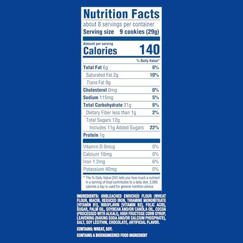 OREO Minis Chocolate Sandwich Cookies, 8 oz