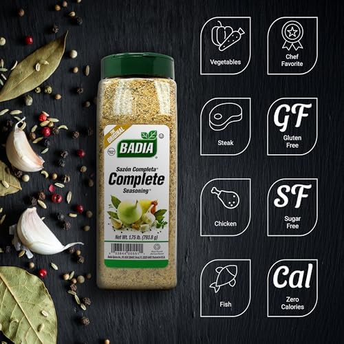 Badia Complete Seasoning, 28oz - All-Purpose Spice Blend of Garlic, Onion, Salt, Pepper, Herbs & Spices - Savory Signature Blend