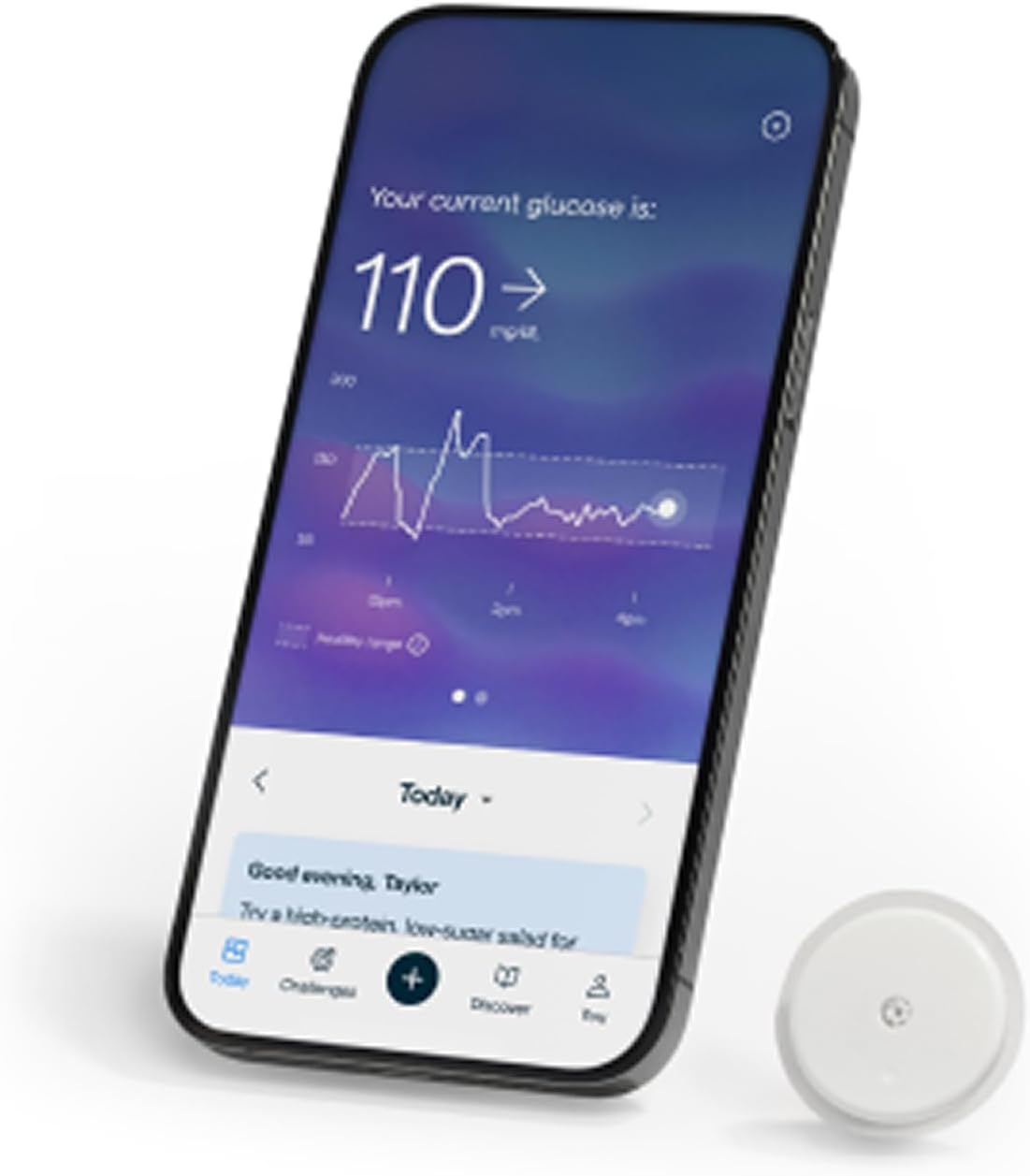 Lingo Continuous Glucose Monitor (CGM). Made by Abbott. Optimize Your Nutrition with Real-time Glucose Data & Insights. 1 Lingo biosensor lasts up to 14 Days*. Works with iOS and Android. US Only.