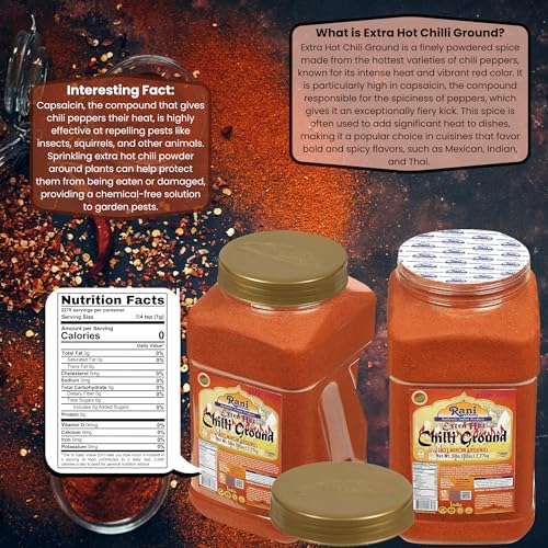 Rani Extra Hot Chilli Powder Indian Spice 80oz (5lbs) 2.27kg Bulk PET Jar ~ All Natural | No Color added | Gluten Friendly | Vegan | NON-GMO | No Salt or fillers