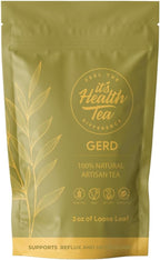 GERD Relief Herbal Tea: 8-Digestive Herb Blend, Natural Acid Reflux & Heartburn Aid, Pre/Post Meal Support, 3oz with 35 Bags