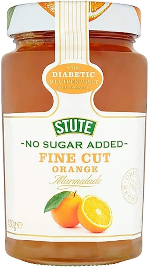 Stute No Added Sugar Diabetic Fine Cut Marmalade (430g) - Pack of 2