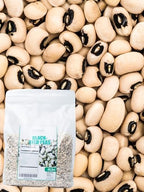 Kovafood Large Black Eye Peas Beans, Organic, Non-GMO, Import. 4lbs