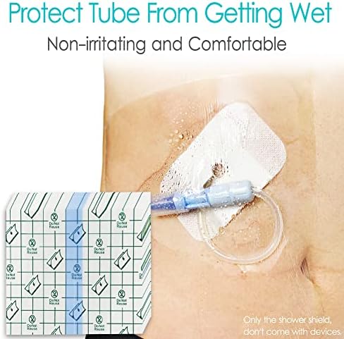 Waterproof Shower Protector Bandage 10x12 inch for Large Port Surgery Incisions Guard Tattoo Second Skin Healing Aftercare Cover Bath Patch Transparent Film Clear Adhesive Wounds Dressing (Pack of 25)
