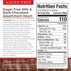 Asher's Chocolates, Sugar Free Chocolate Heart Shaped Assortment, Diabetic Friendly Chocolate, Small Batches of Kosher Chocolate, Giftable Design, Family Owned Since 1892 (14 Pieces, 7oz)