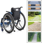 24 Inch Rear Wheels for Wheelchair, 24 x 1.95 Manual Wheelchairs Rear Wheels, Pneumatic Beach Wheel, Aluminum Alloy Spokes, Replaceable Walker Wheel Accessory (2 Pack)