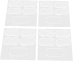 Veemoon 20pcs Silicone Toilet Seat Bumper Pads Durable Cushioning Gasket for Bidet Attachments Shock-absorbing Design with Strong Adhesive for Easy Installation