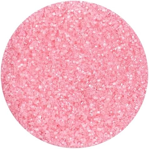 Pink Sanding Sugar Light Pink Sprinkles 11.28 oz, Pink Sugar Sprinkles, Sanding Sugar For Cookie Decorating, Sanding Sugar For Baking, Pink Sugar, The Hampton Candy Company