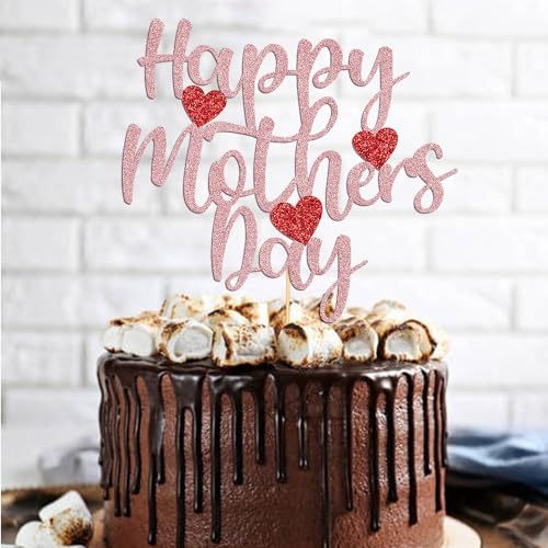Happy Mother's Day Cake Topper, Mother's Day Party Decorations/grandmother's birthday Party Decorations