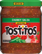 Tostitos Dip, Chunky Salsa, Medium, 15oz