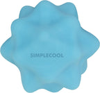 Small Spiky Massage Ball Trigger Point Massage Tool. Solid Bumpy Massager Balls for Deep Tissue Myofascial Release Hand Foot Plantar Fasciitis Pain Relief Knots Acupoint Yoga Fitness. 2.2×2.1in (Blue)