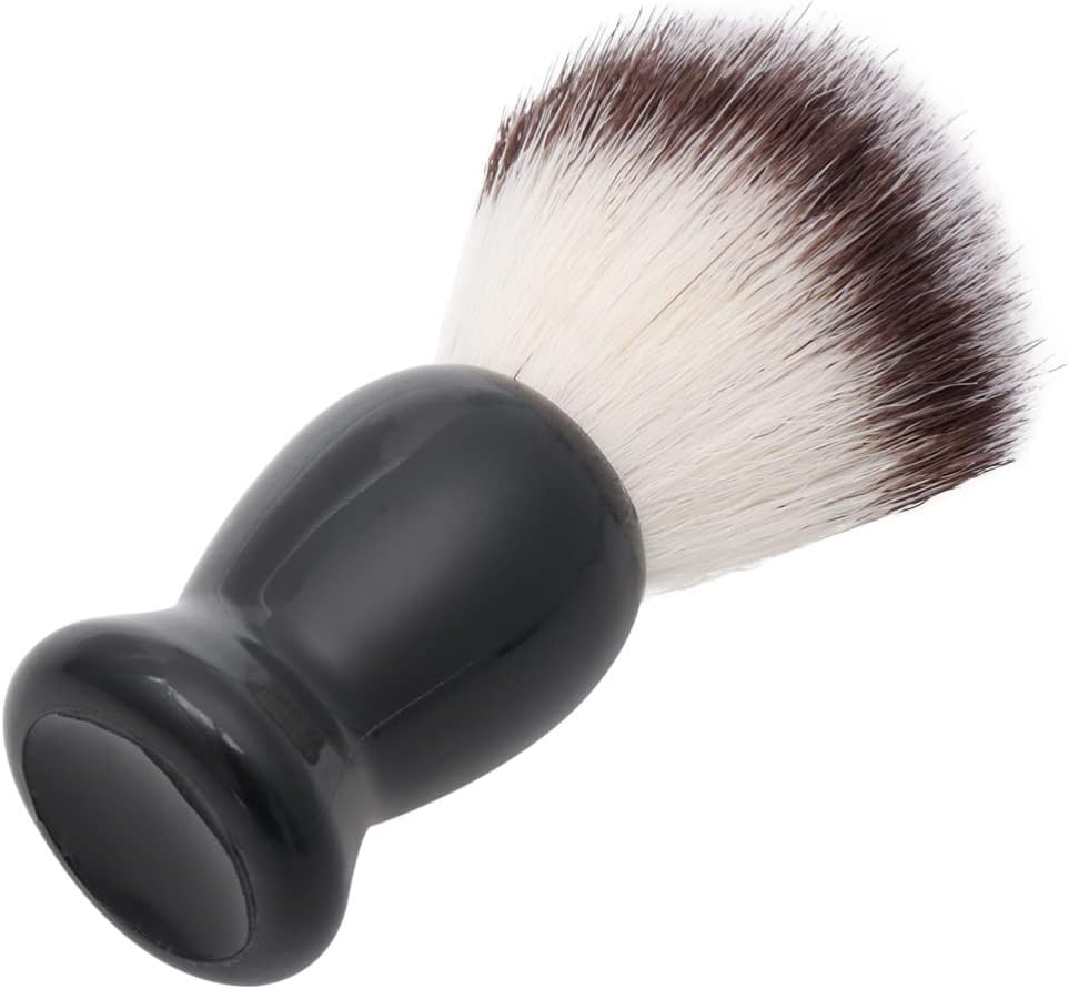 Baluue Professional Wet Shave Brush for Men Nylon Shaving Brush Beard Brush Mustache Brush Hair Beard Brush Scentless Beard Shaving Brush for Men Facial Care Hair Wet