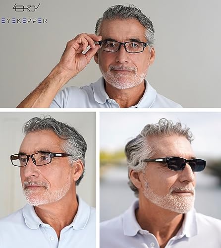 Eyekepper 4 Pack Comfort Reading Glasses include Reader Sunglasses for Men Reading +1.00